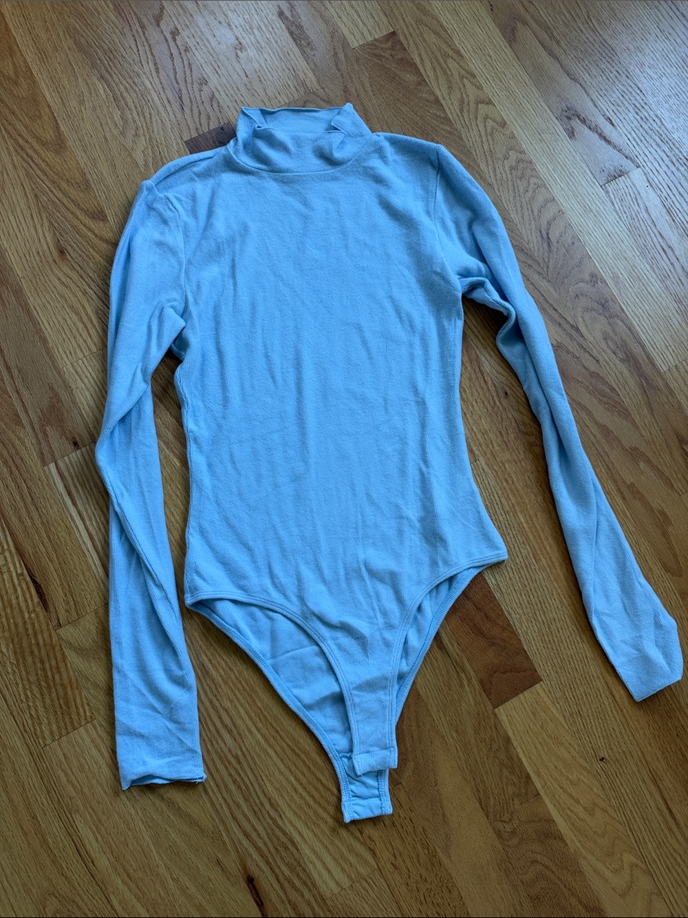 Free People light blue sweater shirt bodysuit